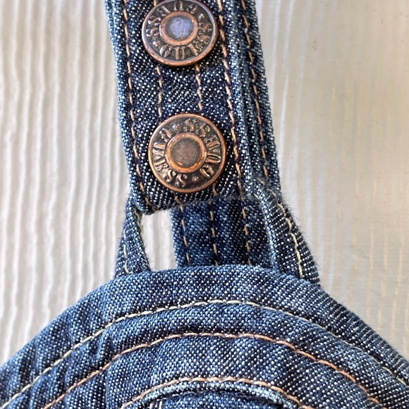 GUESS Women's Mini Jean  Dress Size S - Picture 3 of 10